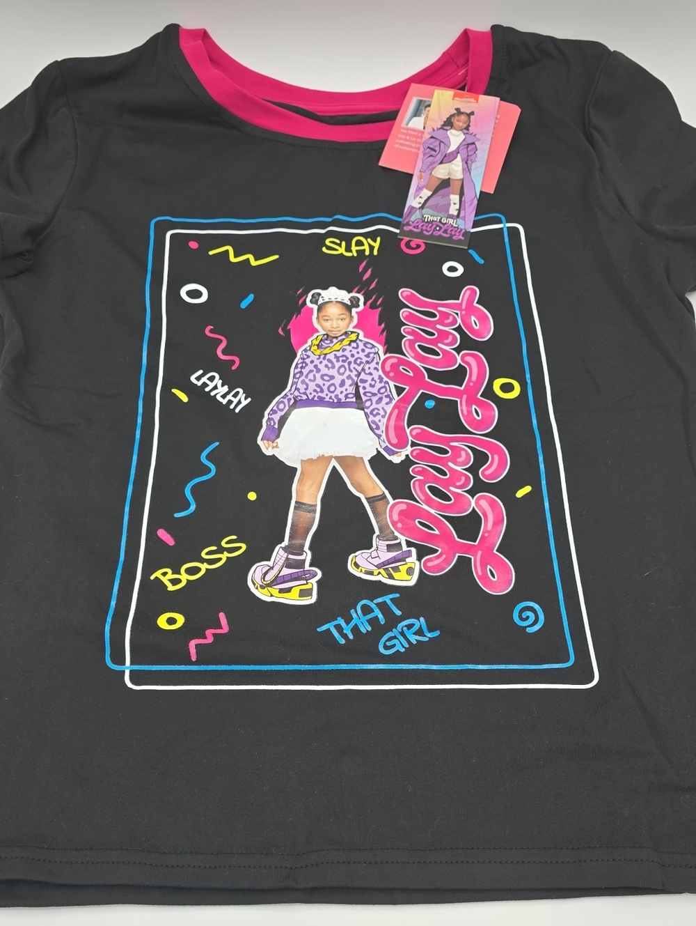 Nickelodeon That Girl Lay Lay Girls T Shirt Size XL 14/16